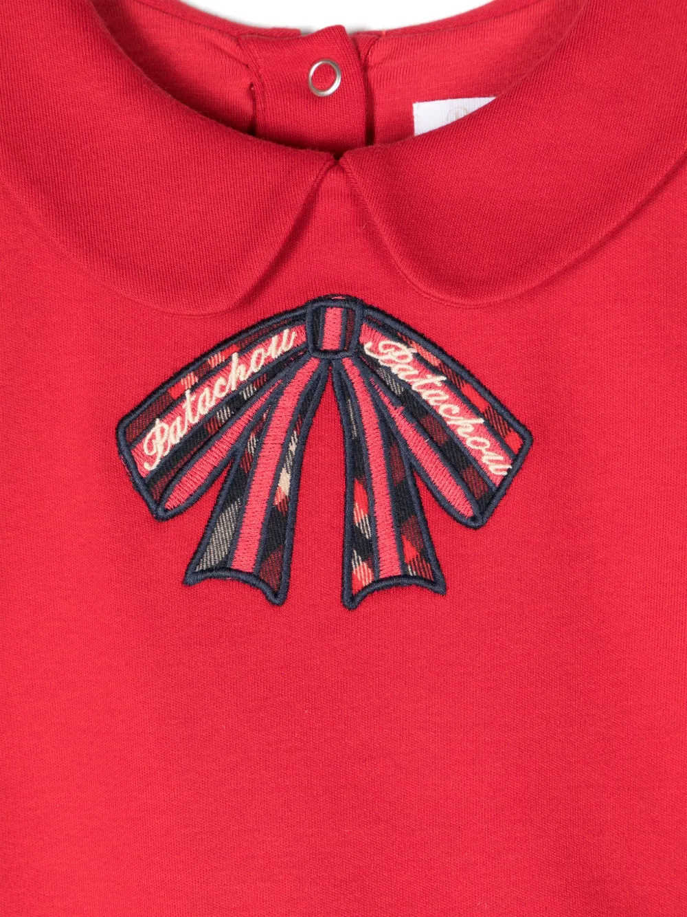 Patachou Jurk met strikpatroon Rood