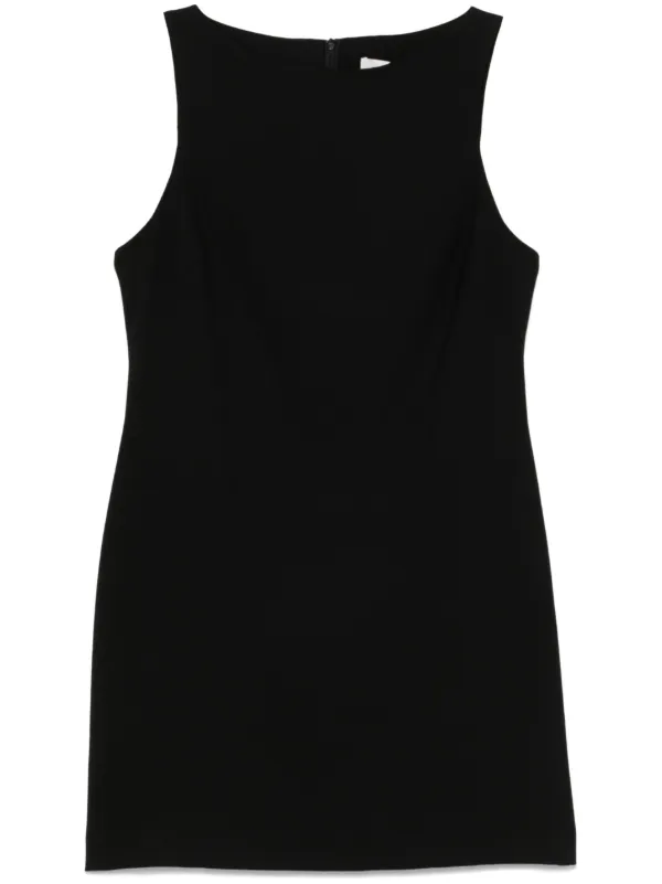 Matteau Crepe Shift Dress Black FARFETCH PH