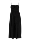 Matteau gathered maxi dress - Black