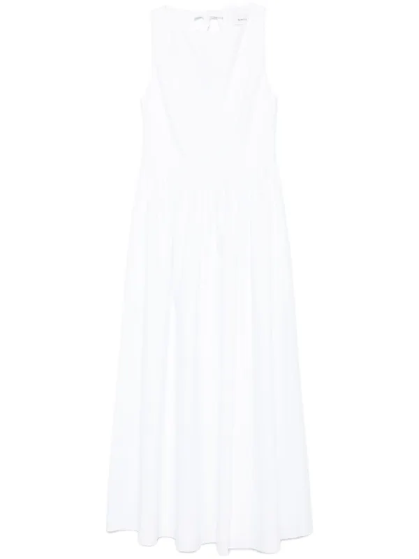 knee length dresses for ladies White Dress - Tie-Back Backless Dress - Midi Dress