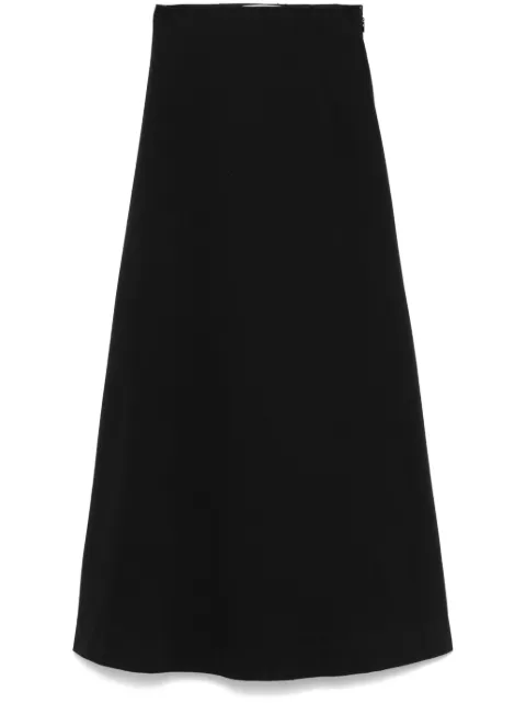 Matteau falda acampanada