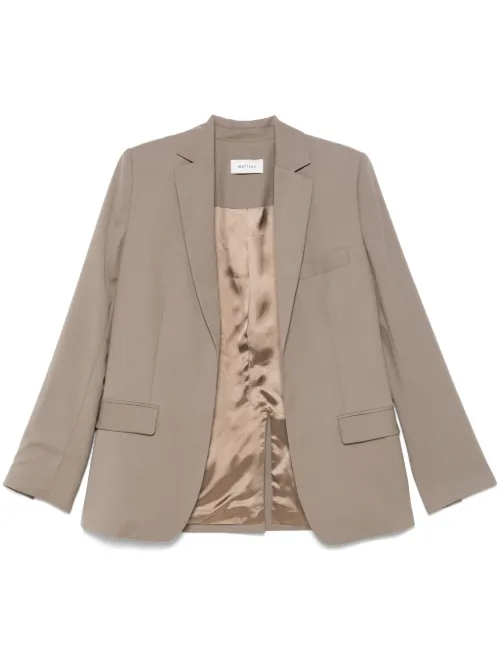 Blazer à simple boutonnage - Matteau - Modalova
