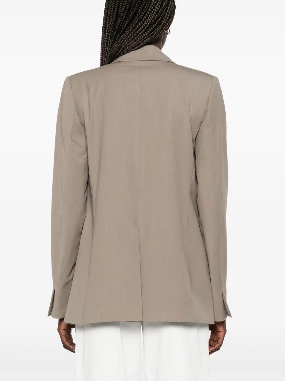 Shop Matteau Tailored Blazer In Grey