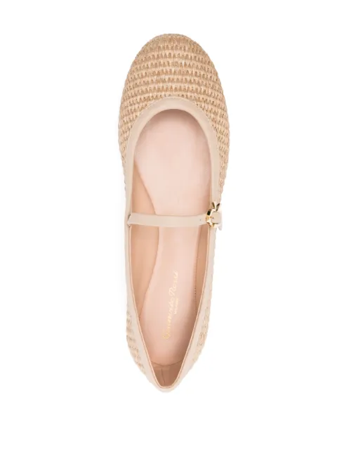 Gianvito Rossi Carla ballet flats G2222305GOMMBN - 3