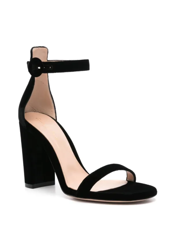 Gianvito Rossi Gaeta 100mm サンダル | ブラック | FARFETCH JP