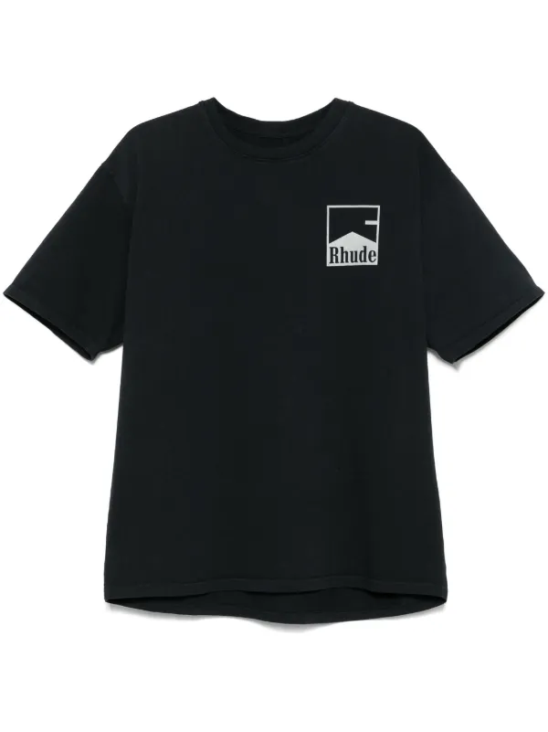 送料関税込み RHUDE シェブロンTシャツ RHUDE シェブロン Tシャツ | ブラック | FARFETCH JP