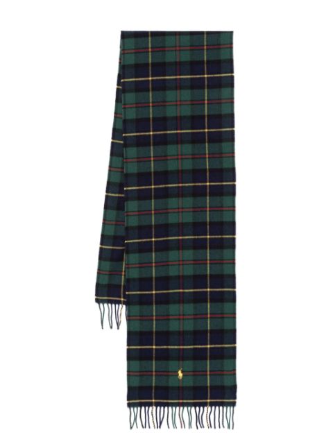 Polo Ralph Lauren tartan-pattern scarf Men