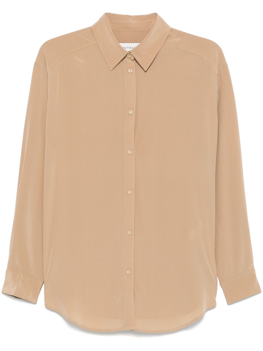 longsleeved silk shirt