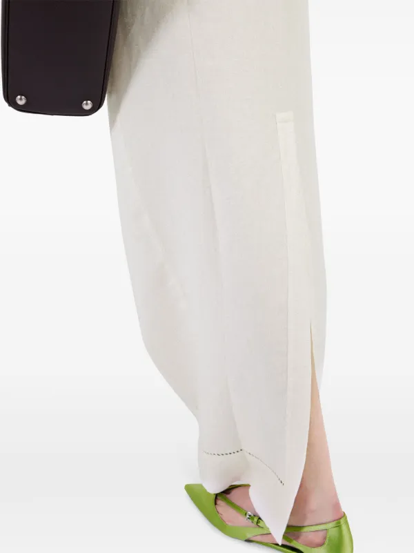 Prada ロゴ スカート | ホワイト | FARFETCH JP