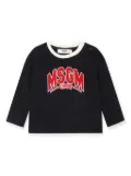 MSGM Kids long-sleeved T-shirt - Black