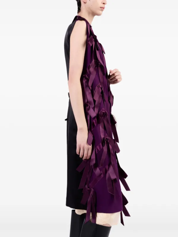 Prada Sablé bow-embellished Dress | Pink | FARFETCH Prada Sablé bow-embellished Dress | Pink | FARFETCH