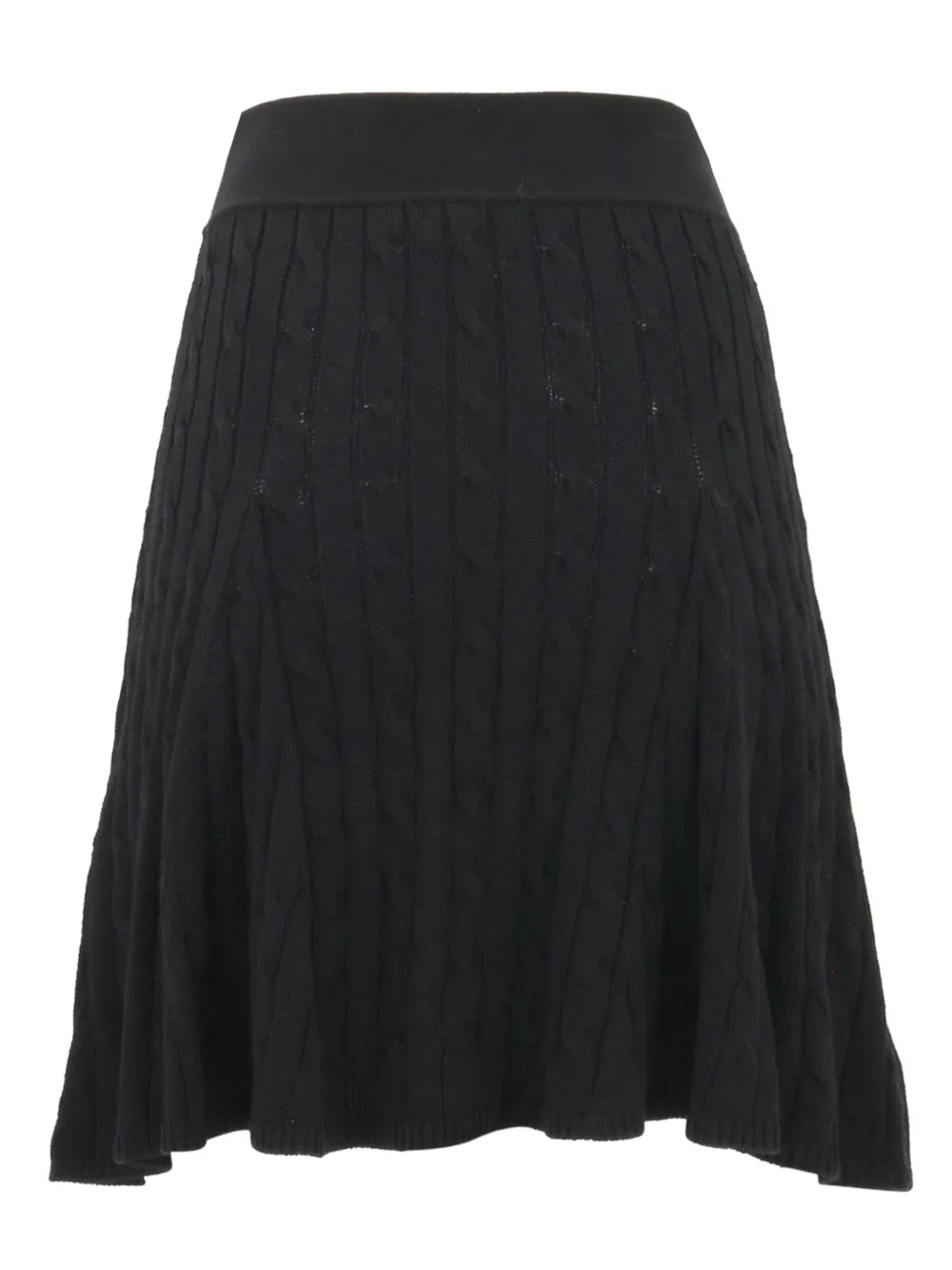 Polo Ralph Lauren cable-knit skirt - Zwart