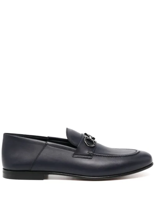 Ferragamo mocassins Gancini - Bleu - Ferragamo - Modalova