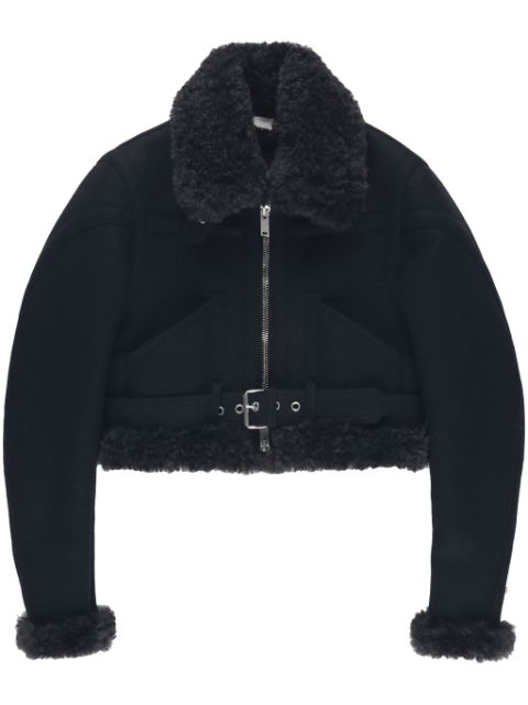 Stella McCartney cropped aviator jacket Women