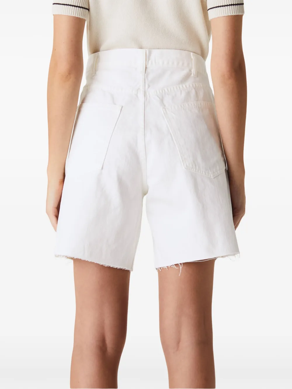 Nili Lotan Russel denim shorts Wit