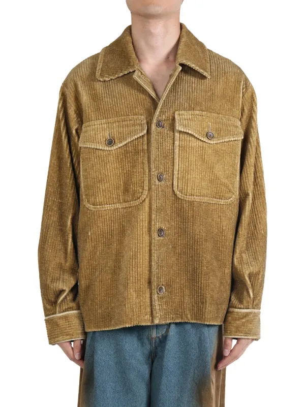 Uma Wang Corduroy Shirt Jacket | ニュートラル | FARFETCH JP