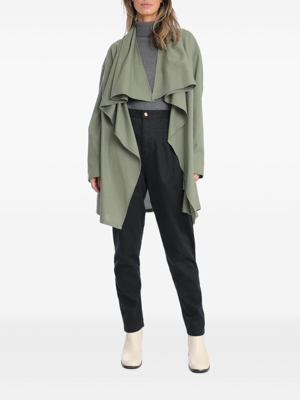 Amapô draped coat - ARDÓSIA