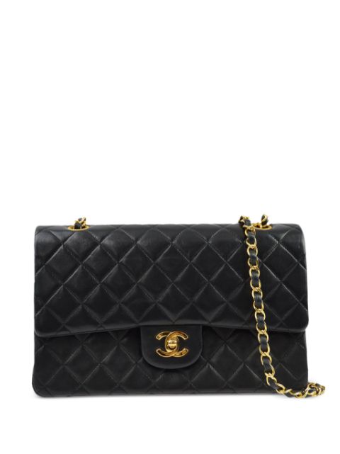 Affordable HOT SALE CHANEL 1990 medium Double Flap shoulder bag Women