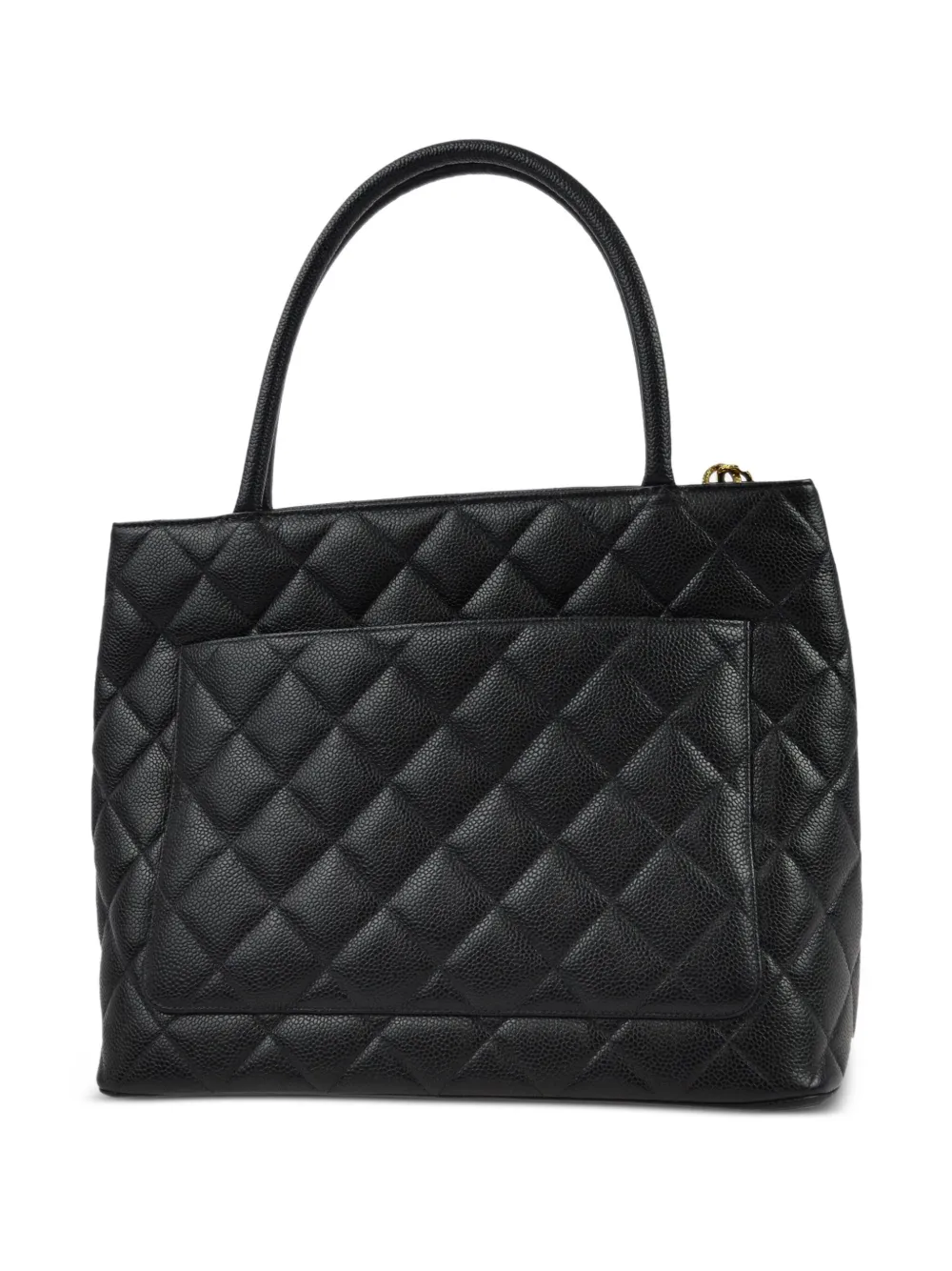 CHANEL Pre-Owned 2002 Medallion shopper handtas - Zwart