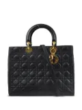 Christian Dior Pre-Owned 2001 Cannage Lady Dior two-way handbag - Black