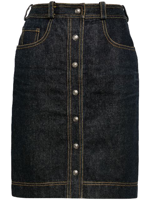 CHANEL 1997 denim skirt Women