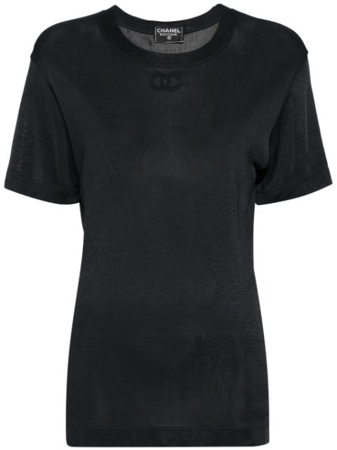 CHANEL 1990-2000 short sleeve t-shirt Women