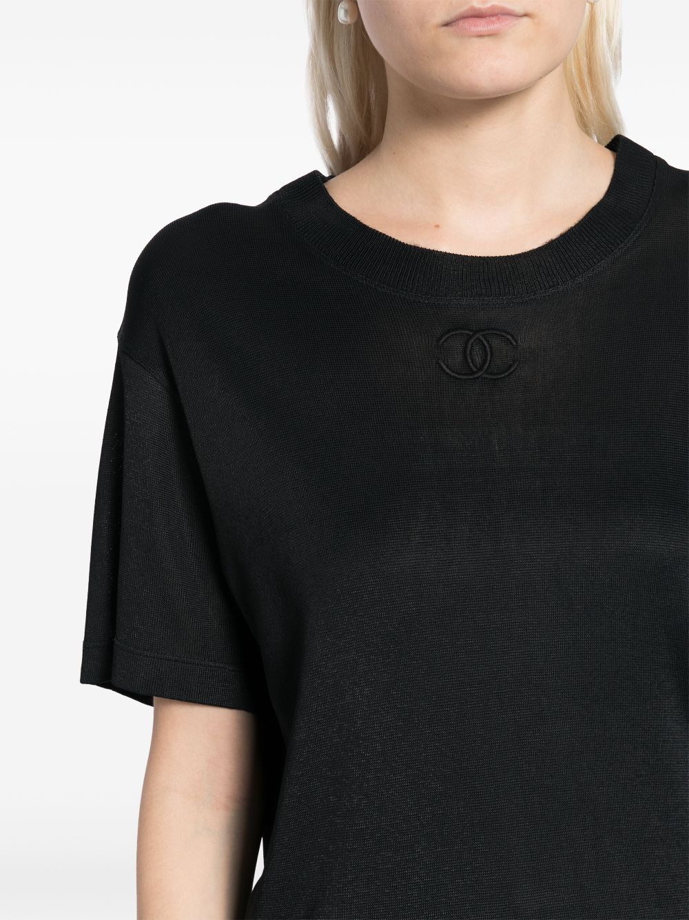 CHANEL 1990-2000 short sleeve t-shirt Women