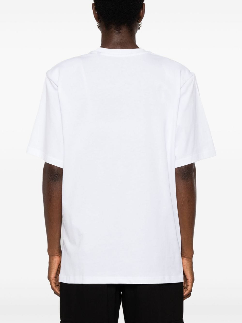 Shop Rotate Birger Christensen Logo-patch T-shirt In White