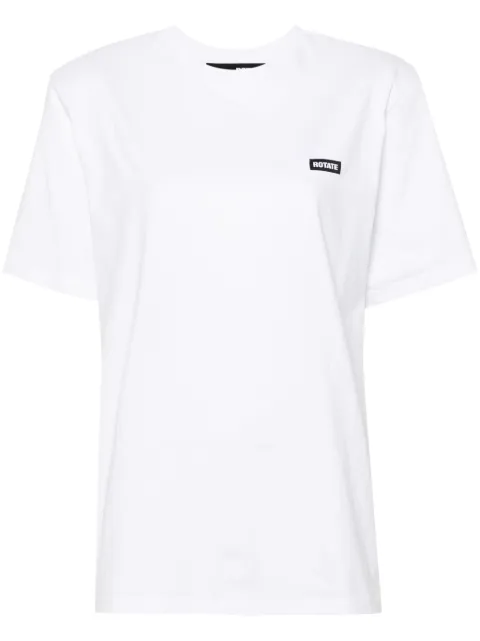 ROTATE BIRGER CHRISTENSEN logo-patch T-shirt