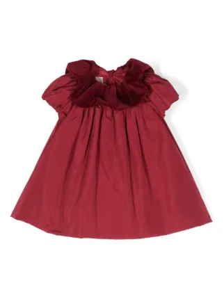 La Stupenderia スカラップカラー ワンピース | レッド | FARFETCH JP
