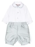 La Stupenderia satin trousers set - White