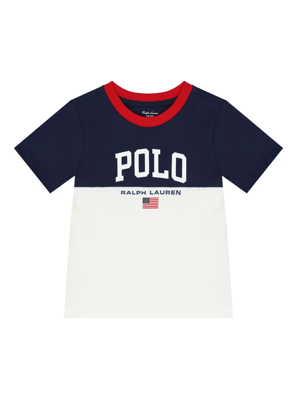POLO RALPH LAUREN KIDS Shorts set met logoprint Blauw