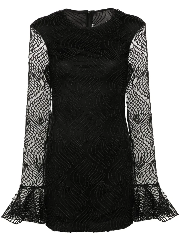 ROTATE BIRGER CHRISTENSEN ミニドレス | ブラック | FARFETCH JP