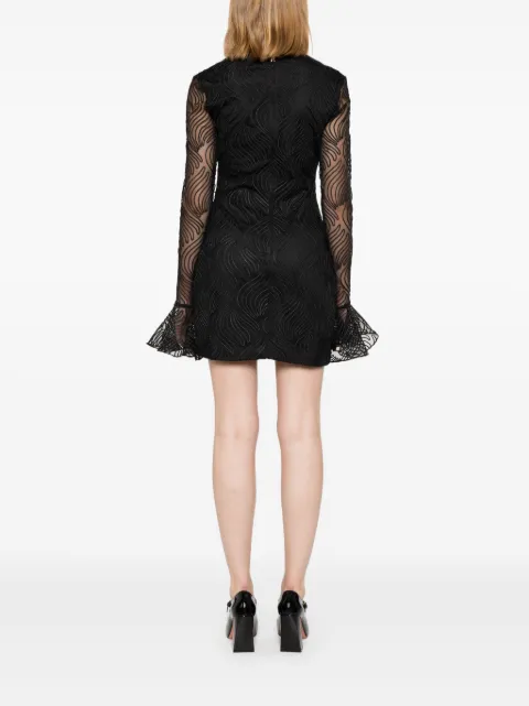 ROTATE BIRGER CHRISTENSEN shiny flounce mini dress 112947100 - 3