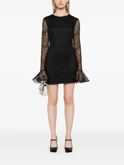 ROTATE BIRGER CHRISTENSEN shiny flounce mini dress 112947100 - 1