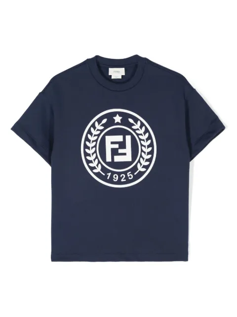 Fendi Kids 로고 프린트 티셔츠