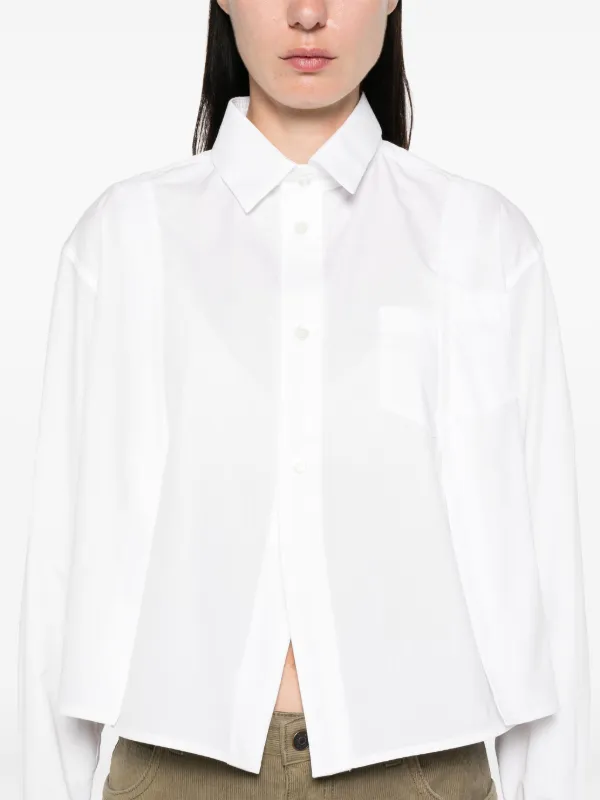 近年✨️sacai Poplin Shirt 半袖 シャツ 白 Mサイズ 日本製 近年✨️sacai Poplin Shirt 半袖 シャツ 白 Mサイズ 日本製