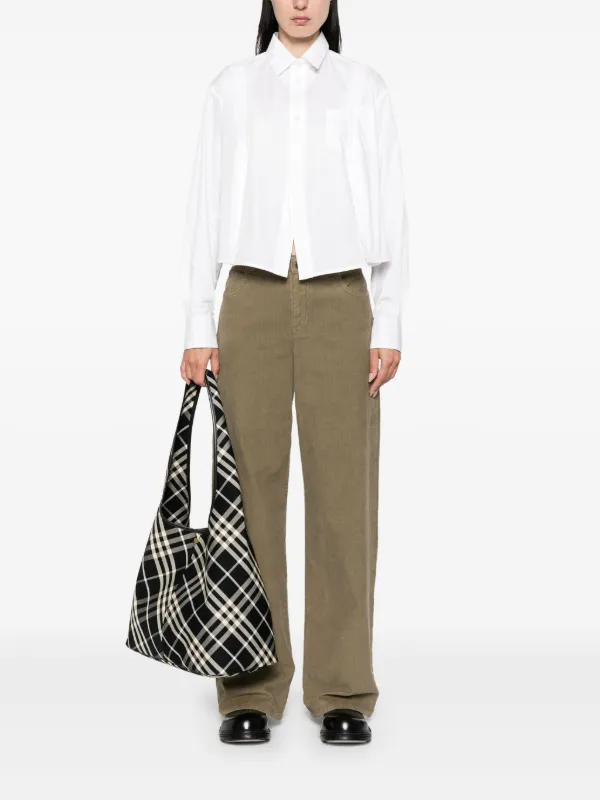 トップス Sacai 23SS Bianco maxi shirt Sacai 23Ss Bianco Maxi Shirt | eBay