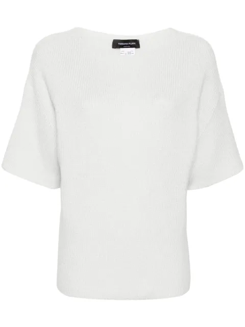 Fabiana Filippi lurex-detail jumper