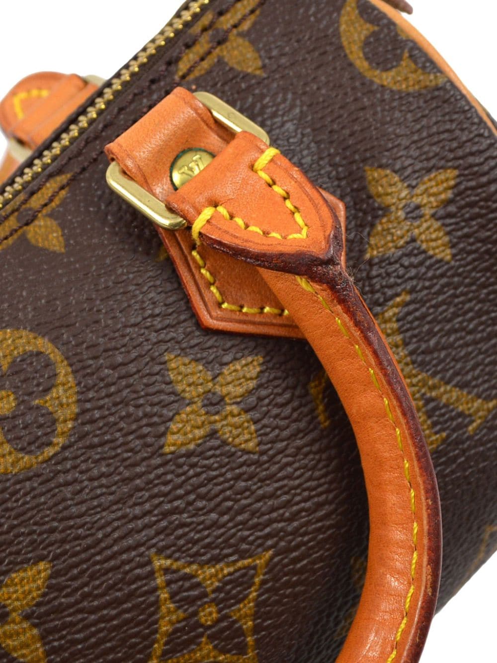 Pre-owned Louis Vuitton Speedy 迷你手提包（1998年典藏款） In Brown