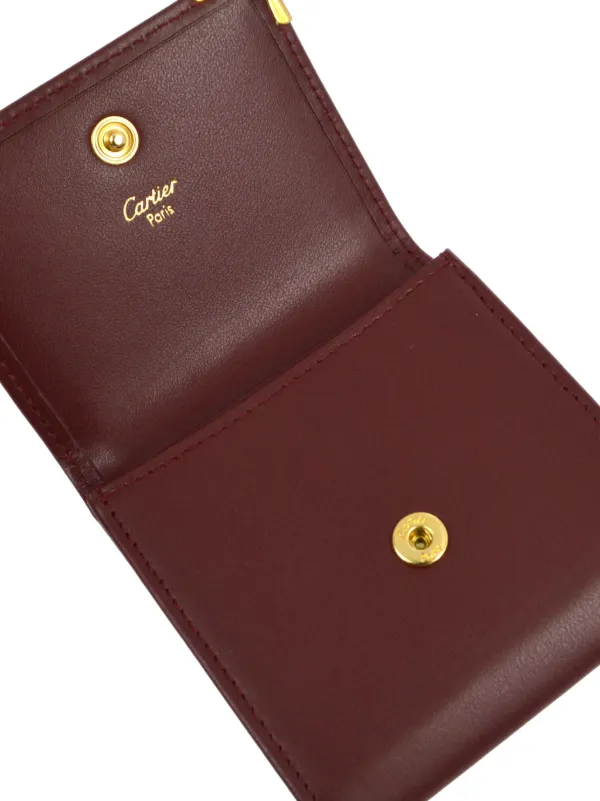 Cartier red wallet best sale