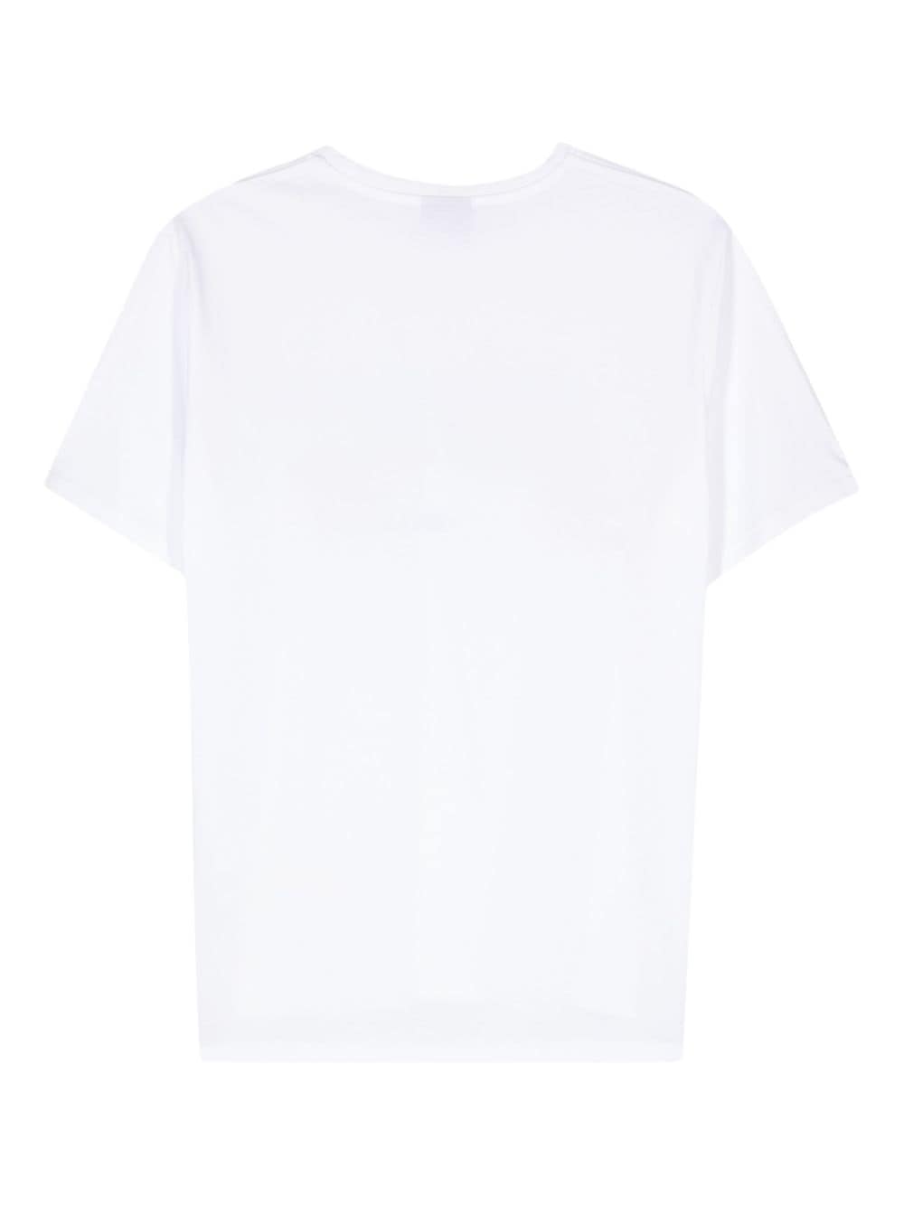 PS Paul Smith Slant Logo T-shirt - Wit