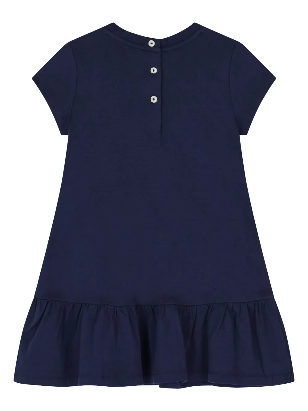 POLO RALPH LAUREN KIDS Jurk met beerprint Blauw