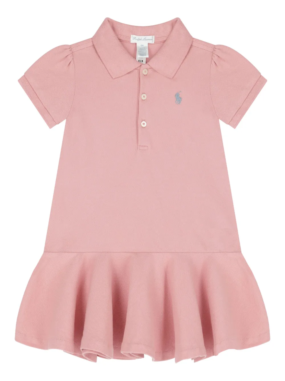 POLO RALPH LAUREN KIDS Polojurk met geborduurd logo Roze