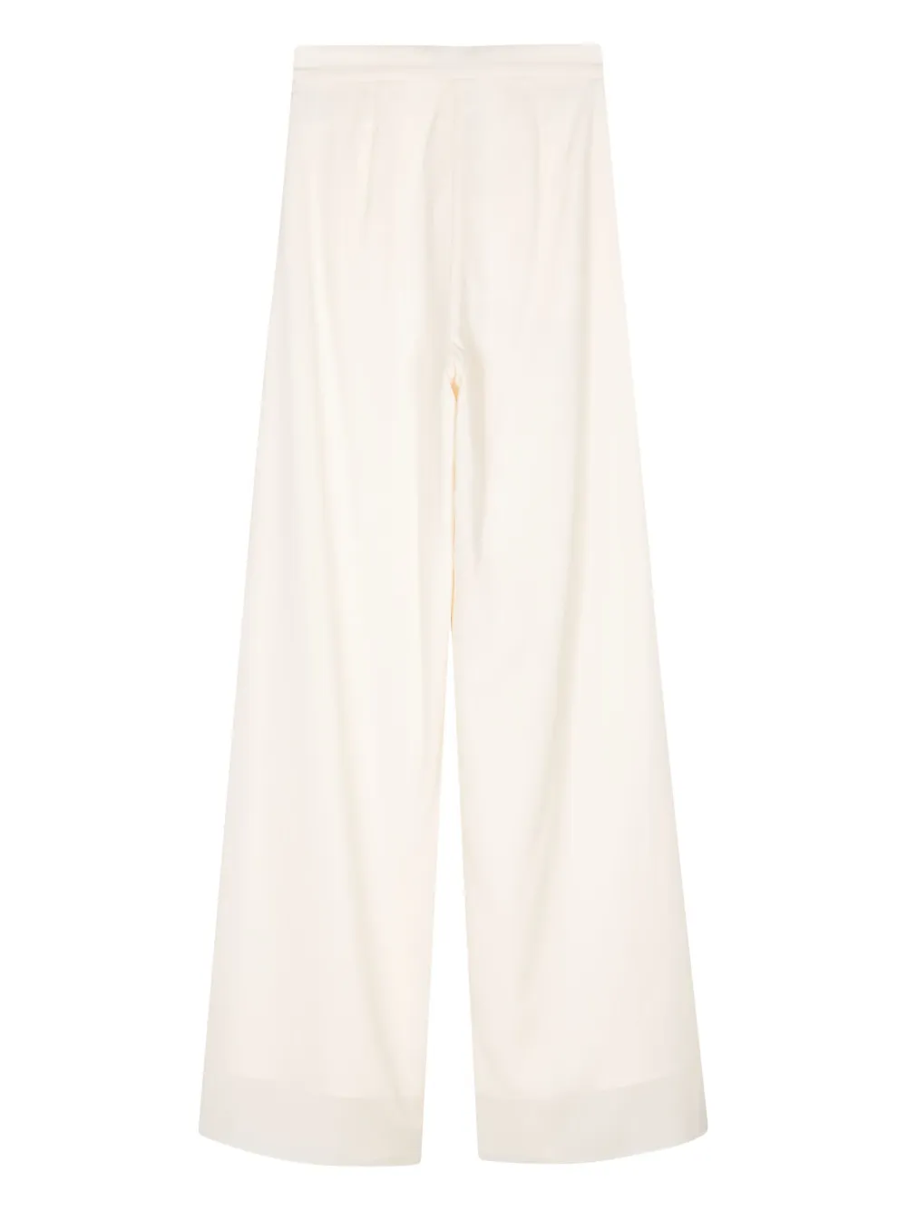 Max Mara high-waisted straight-leg trousers - Beige