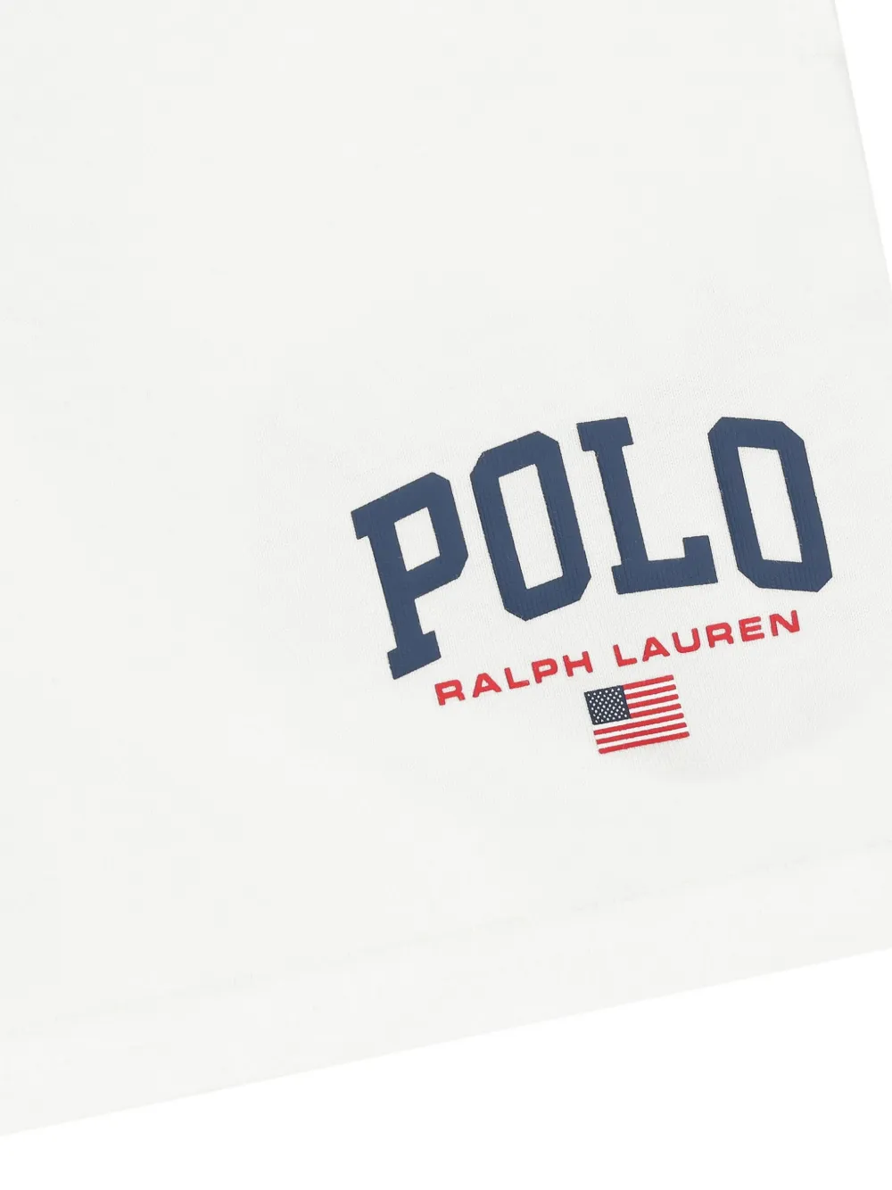 POLO RALPH LAUREN KIDS Shorts met logoprint Wit