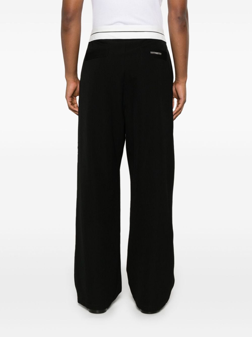 Shop Société Anonyme Fab Belt Trousers In Black