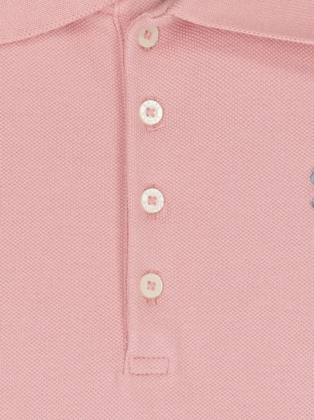 POLO RALPH LAUREN KIDS Jurk met geborduurd logo Roze