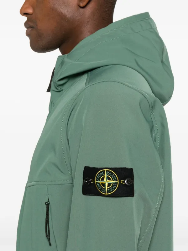 Stone Island ソフトシェル ジャケット | グリーン | FARFETCH JP