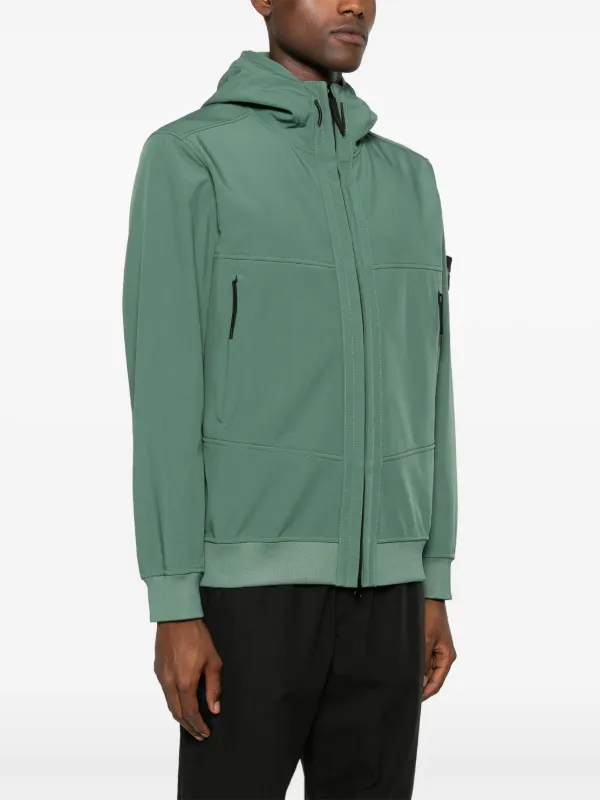 Stone Island Soft Shell R Jacket Green FARFETCH UK